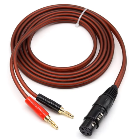 Xlr to banana cable 15m